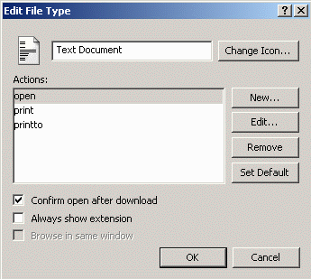 Edit File Type - New Icon